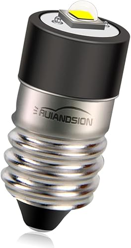 Ruiandsion Bombillas LED E10 de 1 a 9 V con indicador de tornillo en miniatura para faros, linternas, luces de trabajo de bicicleta, lámpara de