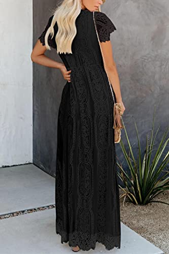 PRETTYGARDEN-Womens-Floral-Lace-Maxi-Dress-2023-Short-Sleeve-V-Neck-Bridesmaid-Wedding-Evening-Party-Dresses