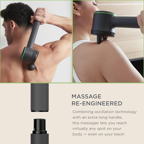 Image of Conair Neck, Back and Foot Massager for Pain Relief Deep Tissue | Shiatsu Neck and Back Massager | Full Body Oscillating Percussion Massager with 5 Attachments, 4 Speeds