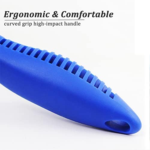 Heavy Duty Wire Brush Stainless Steel Wire Scratch Welding Brush for Cleaning Rust, Removing Paint, Dirt with Ergonomic Large Curved Handle