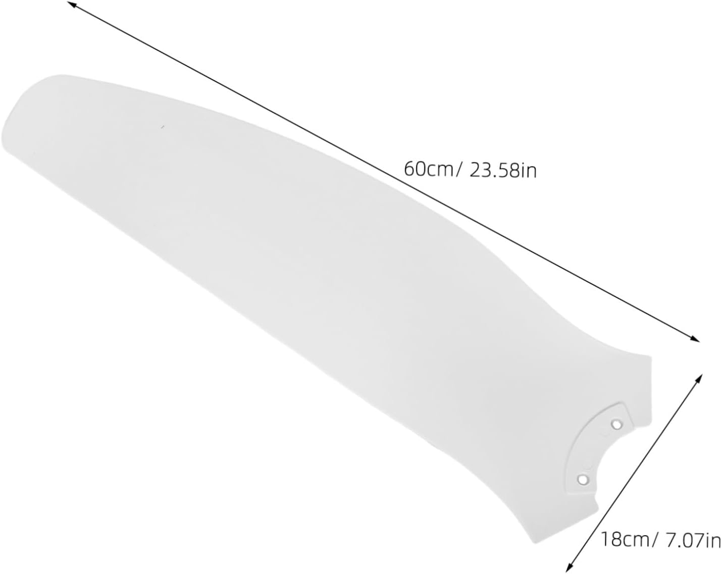 Plastic Fan Blade Replacement Leaves for Household Fans Fit Easy Installation Sleek White Design