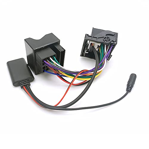 Sound Way Adaptateur Bluetooth Interface Plug & Play pour kit Mains Libres sans Fil avec Microphone Compatible avec Peugeot/Citroën Radio RD4