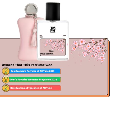 Image of TMPerfumehouse Pdm Miss Delinia EDP for Women | Floral, Fruity & Long Lasting Perfume Spray | Woody, Powdery & Aromatic Fragrance | Luxury Gift for Her | TMPH | 50ml