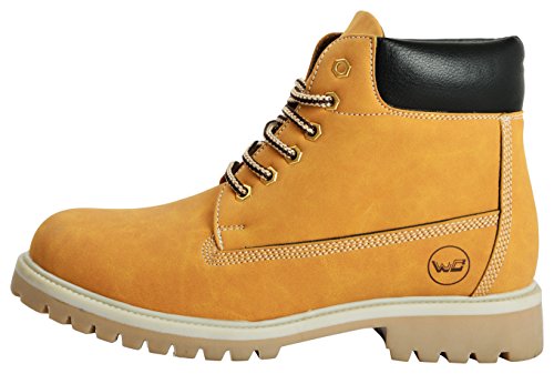 Image of West Code Mens Boots Synthetic Leather High Top Casual Shoes and Sneakers