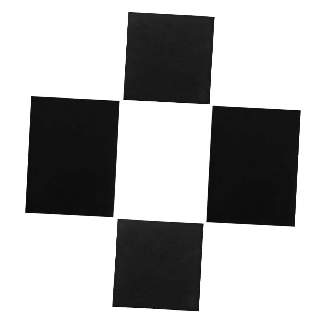 FUNOMOCYA 4pcs Sheets Black Foam Packing Material Handtear Cushioning Pads for Protection Shockproof Packaging Corner Protectors for Shipping Supplies and