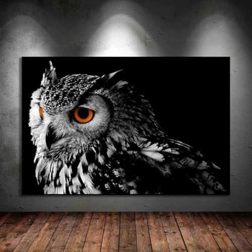 Affiche et impressions sur toile hibou moderne une œuvre d'art murale inspirante