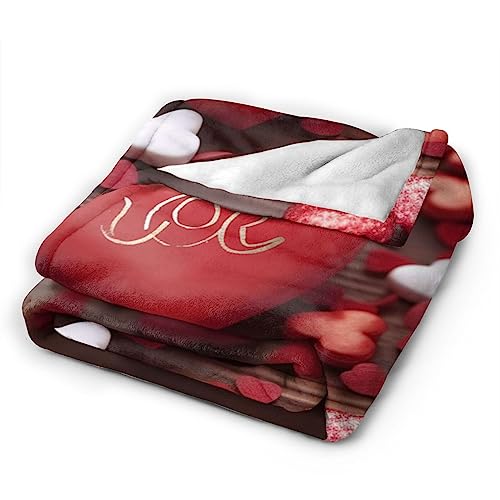 Couverture en micro-polaire pour la Saint Valentin, un cadeau de tendresse - 3