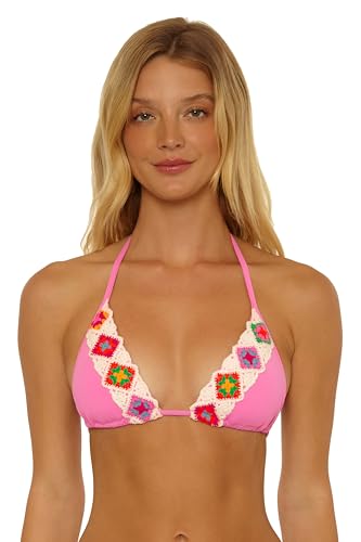 Women's Standard 1969 Triangle Bikini Top, Adjustable, Tie Back, Swimwear Separates