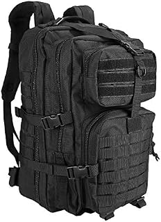 ProCase Military Tactical Backpack, 42L Large Capacity Rucksacks 3 Day Army Assault Pack Bag for Hunting, Trekking and Camping and Other Outdoor Activities, Gift for Father's Day -Black