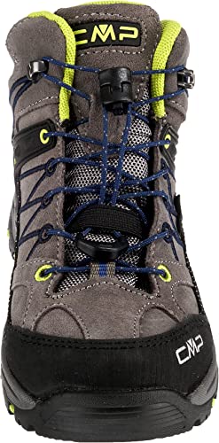 CMP Unisex Kinder Kids Rigel Mid Trekking Shoes Wp Trekking-Schuhe, Graphite Marine, 40 EU
