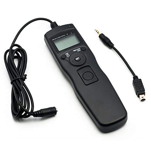 BOWONG Shutter Release Cable Remote Control for Nikon Z5 Z6 Z7 Df D90 D600 D750 D3100 D3200 D3300 D5000 D5300 D5500 D5600 D7000 D7200 D7500 Coolpix P1000 P7700 P7800