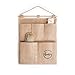 Ocean Home Textile - Jute Hängeorganizer - Tür, Wand Organizer, Basics Organizer über der Tür, Nachhaltige Jute Wandorganizer Hängender Organizer 5 Fächer Hängetasche Aufbewahrung