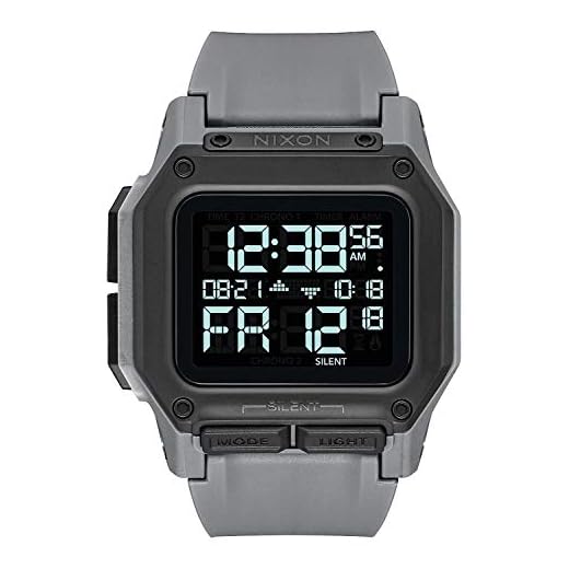 NIXON Regulus All Black Uhr A1180632 Männer Grau