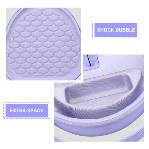 Supmay Smart Case for Apple AirPods Max Wireless Over-Ear Headphones, Hard Protective Case with Sleep Mode, Airpods Max Case, Extra Space fits Cable, Charger, Purple by Supmay - Image 6