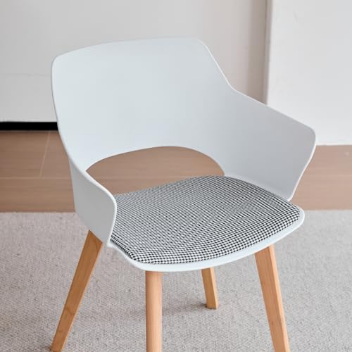 Mesa redonda 100 cm ahorra espacio con 4 sillas tapizadas comodas para comedor 7