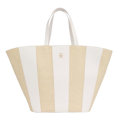 Tommy Hilfiger TH Summer Tote sac cabas en toile avec fermeture éclair