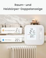 SwitchBot Smart Heizkörperthermostat-Panel Combo – App- und Zeit-Steuerung, Energieseinsparung, einfache Installation, kompatibel mit Alexa, Apple Home und Home Assistant – Ansicht 5