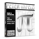 Thomastik Infeld - Kontrabass H/Bb-Saite medium 3/4 - PI 65 Spiral-Kern, Wolfram-Chromstahl umsponnen - Spannung 30,7kg/67.7lbs