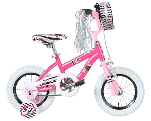 Dynacraft Barbie Bicicleta de 30 cm para meninas de 3 a 5 anos
