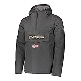 napapijri jacke rainforest  Napapijri Rainforest Winter Jungen Jacke, Grau (DARK GREY SOLID 198), 170 (Herstellergröße:16)