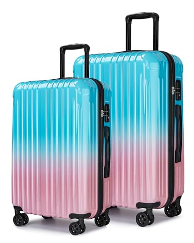 Comeria Carry-On Luggage with Spinner Wheels & TSA Lock