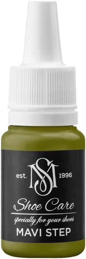 Nutritive Leather Spray - NCS S 5540-G70Y Blackest Olive Loam - Deep Conditioning & Shoe Color Restoration for Smooth Leather by MAVI STEP - 1.70 fl oz / 50 ml
