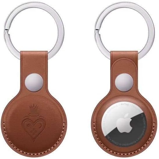 ace eon 4 pack luxury airtag holder cover for apple air tag airtags case keychain waterproof lightweight protective air tags for keys wallet lug