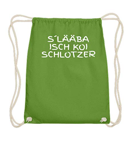 Sac de gym en coton vert citron pour afficher votre originalité