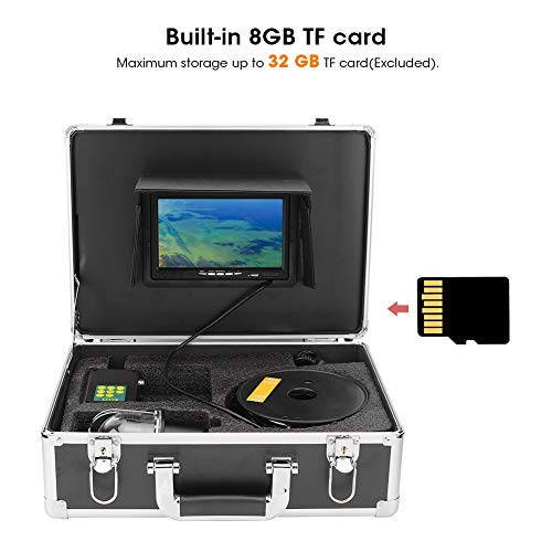 Telecamera da pesca subacquea da 7 pollici IP68