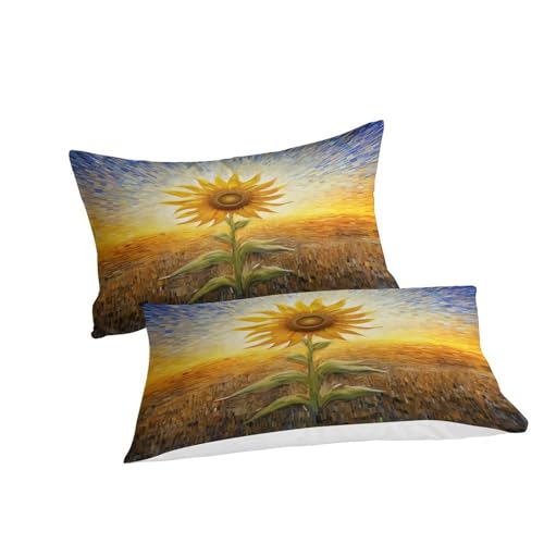 Housse de couette microfbre 140x200 3D facile d'entretien - 3