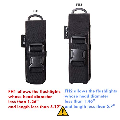 image for Weltool Tactical Molle Flashlight Holster CORDURA Material Holder with