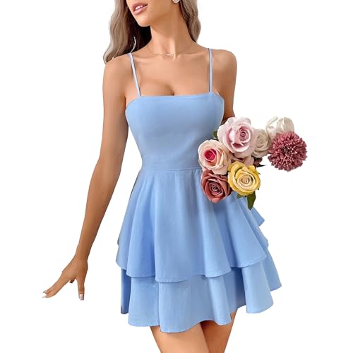 Vestido de invitada de Boda con Cuello Halter, Vestido...