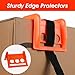 12 Pack Flatbed Edge Corner Protector Holder, Ratchet Strap Protector, Heavy Duty Cargos Strap Protectors, Flatbed Equipment for Shipping Cargo Protection