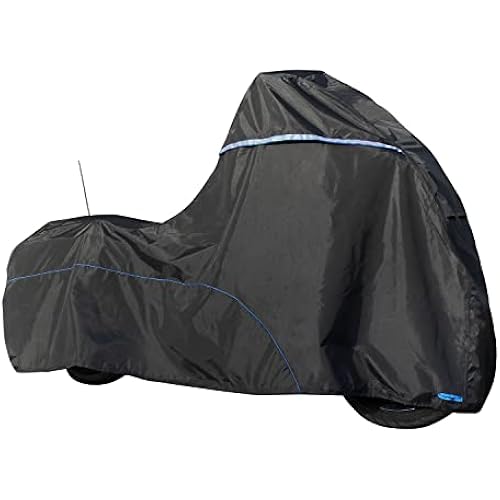 FENRIR 104" Motorcycle Cover Waterproof Outdoor Storage Compatible with Harley Davidson Street Glide Road Glide Electra Glide Road King Indian Challenger Chieftain Springfield R18B Honda Golde Wing