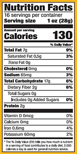  Garden of Eatin' Corn Tortilla Chips - Yellow Chips - Snack Size 1 lb Bag (Pack of 12) for Party Snacking
| Garden of E