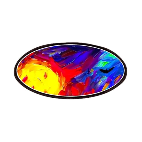 CafePress Halloween Modern Abstract Oil Painting 4