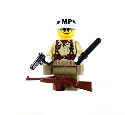 Battle Brick WW2 U.S. Army Military Police MP (SKU72) Custom Minifigure