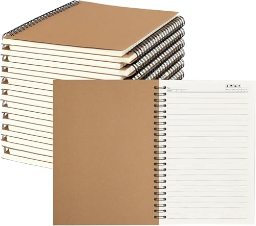 Ne manquez plus de pages avec ce lot de 22 carnets A5 lignés à spirale