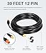 Yoursme 010-11617-42 Transducer Extension Cable XID Xdcr 30ft 12-Pin Compatible with Garmin 010 11617 42 Transducer Cable