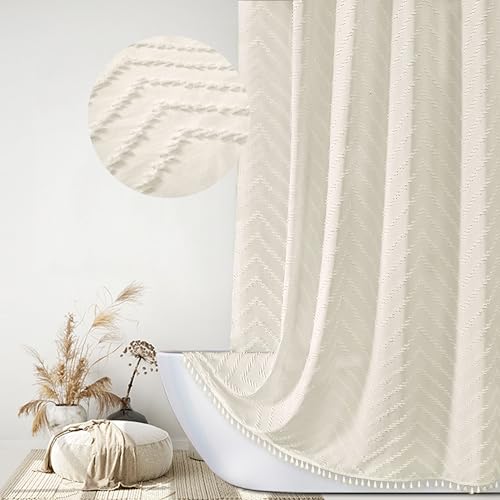 bath best cream shower curtain