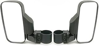 OKSTNO UTV Side View Mirror for 1.75" - 2" Roll Cage Tempered Glass Breakaway Mirrors for Polaris Ranger RZR, Can Am Commander, Maverick, Gator, Rhino