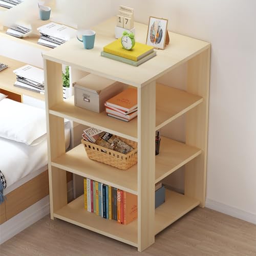 ナイトテーブル サイドテーブル 収納テーブル 木製 収納付き おしゃれ ミニ 長方形 多機能 北欧 一人暮らし 幅40×奥行40×高さ60cm