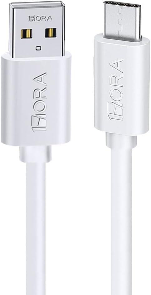 Cabo Usb C p/Usb A 2.1A Macho/Macho 1Metro Branco, Carregamento Rápid0 e Transferência de Dados Branco
