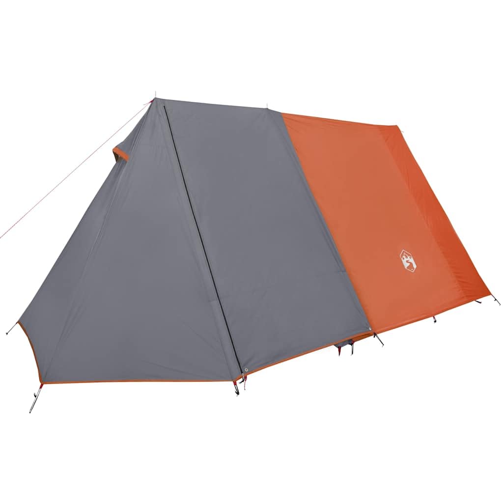 Genérico Tienda de campaña para 3 Personas Impermeable Gris y Naranja,Deportes,Actividades al Aire Libre,Camping y Senderismo,Tiendas de campaña-94367