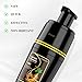 KAISASA Brown Hair Dye Shampoo 3 in 1, Hair Color Shampoo for Cover Grey Hair, Natural with Herbal Ingredient for Men and Women (Brown)