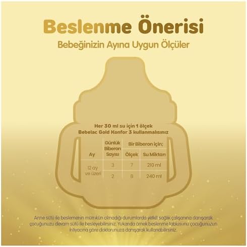 Bebelac Gold 3 Çocuk Devam Sütü, 3X800GR 9-12 AY - Görsel 3