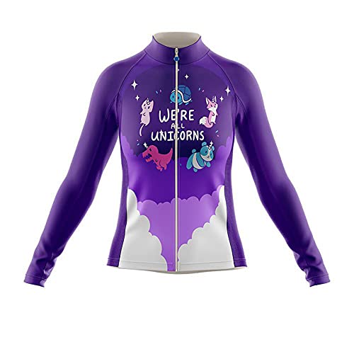 Maillot cyclisme femme VTT manches longues respirant imprimé XL