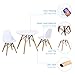 Costzon Kids Table and Chair Set, Kids Mid-Century Modern Style Table Set for Toddler Children, Kids Dining Table and Chair Set, 3-Piece Set (White, Table & 2 Chairs)