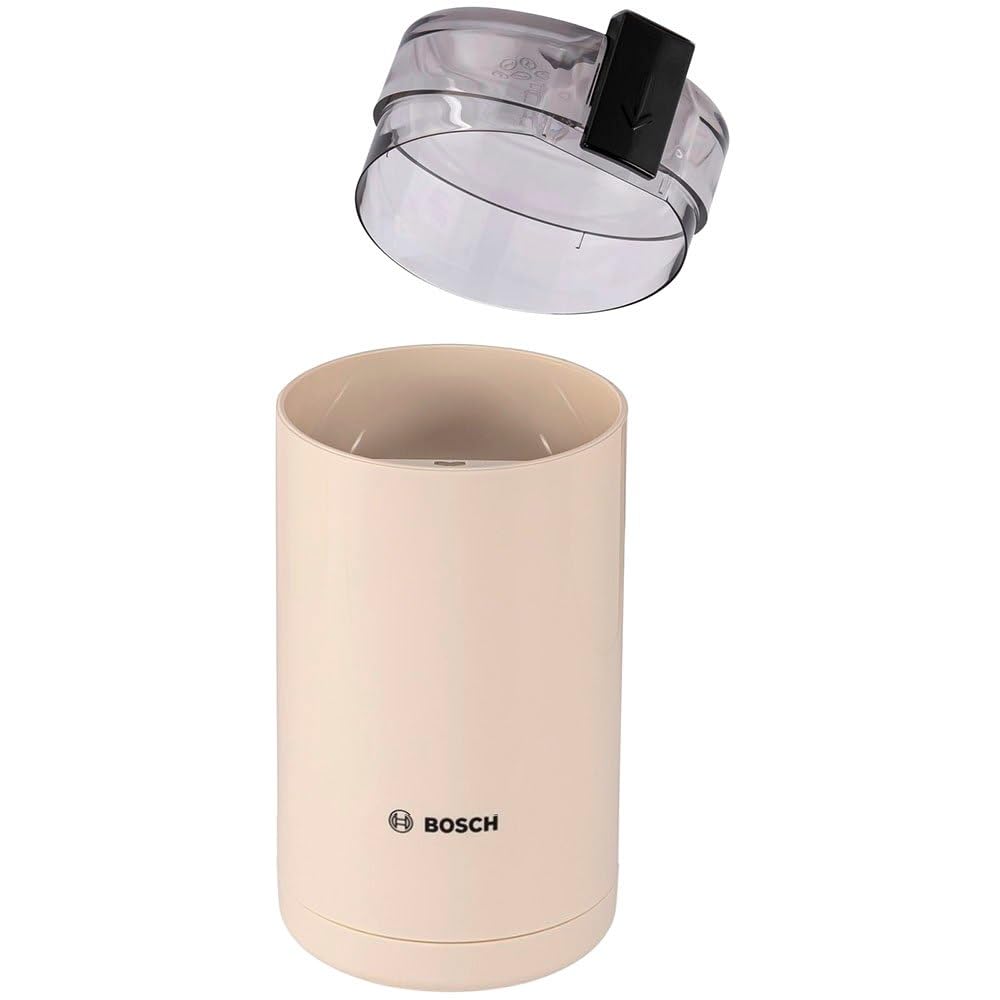 Bosch Macina Caffè e Spezie TSM6A017C, 180 W, 150 g/min, 2 Lame Acciaio Inox, Plastica, Beige