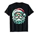 Men's Women's Kids Funny Santa face Christmas Holiday Tee T-Shirt
